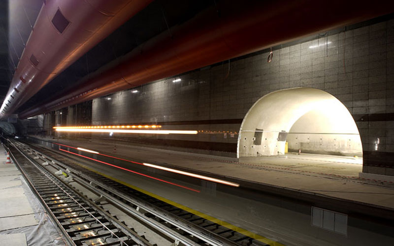 Agios Savvas tunnel, Metro Athens