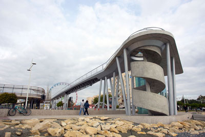 G.S.O. foot bridge, Limassol