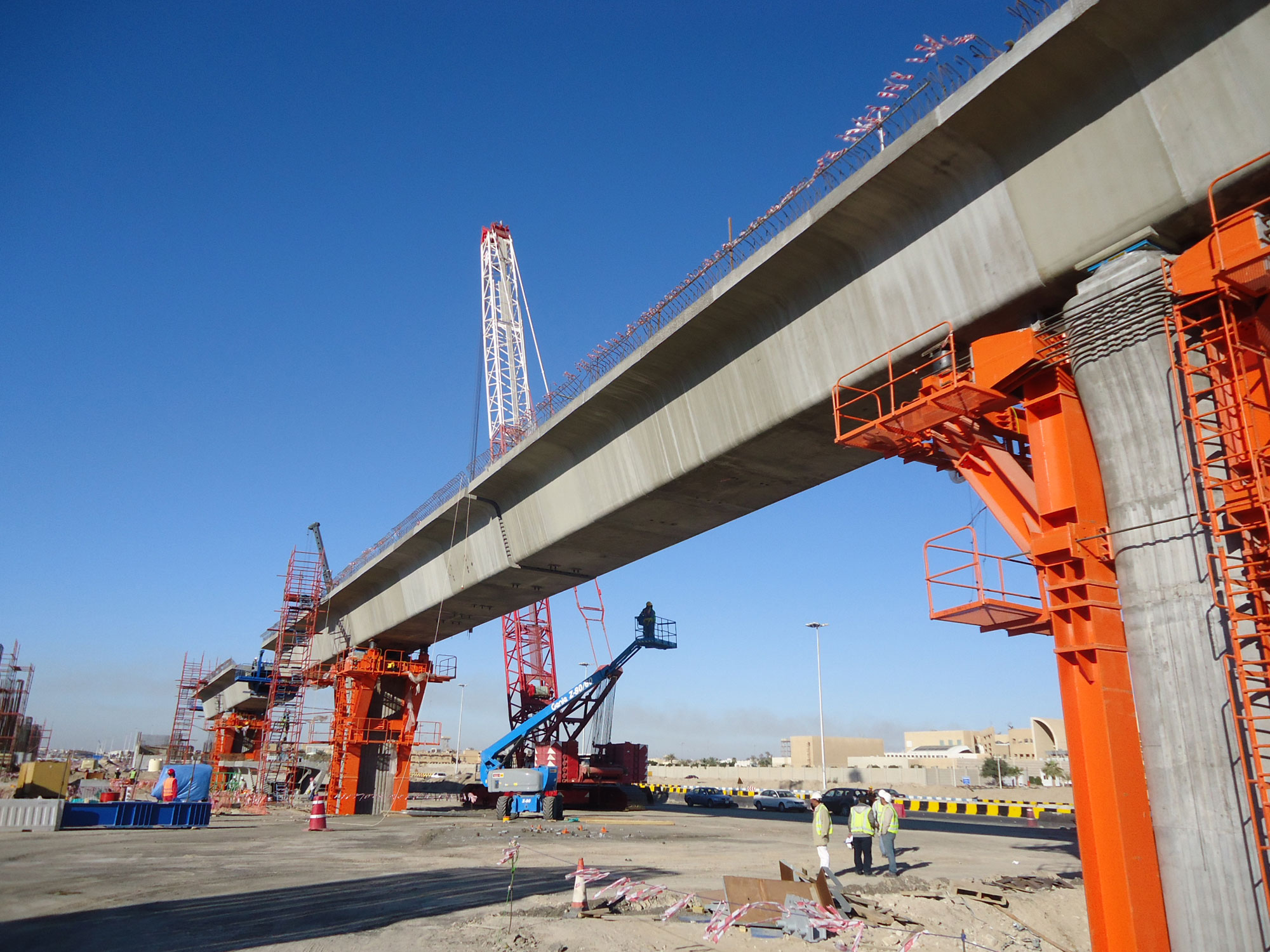 construction of JRE cantilevere bridge