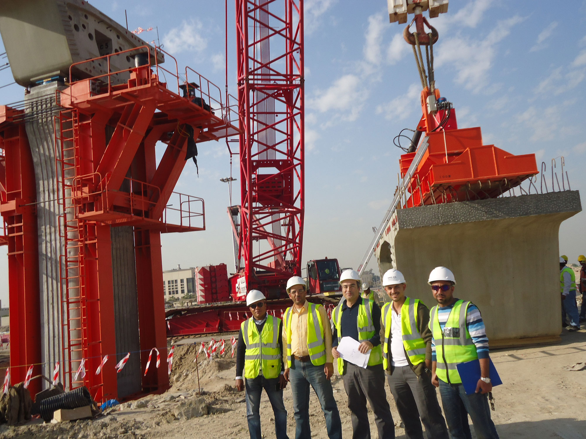 engineering cantilever bridge site