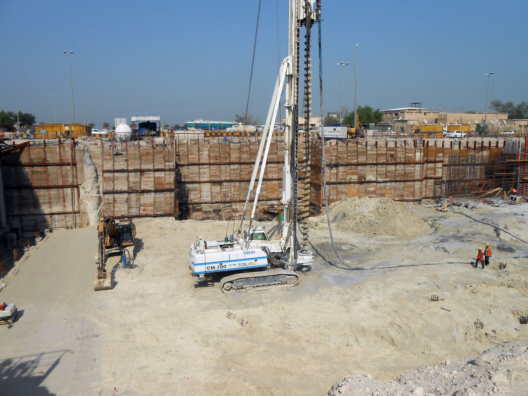nasser road trough construction site