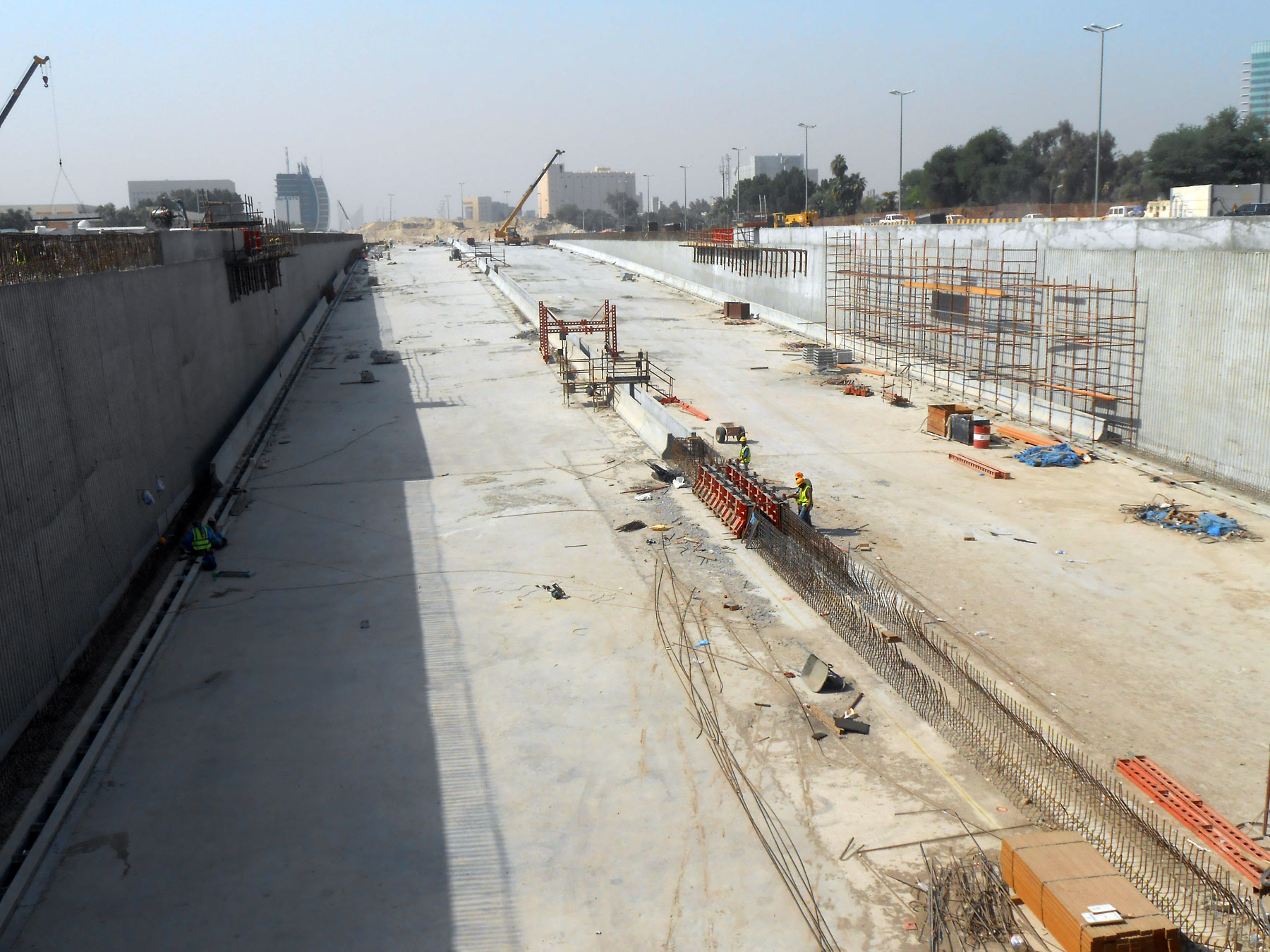 κατασκευή υπόγειας διάβασης στο Κουβέϊτ