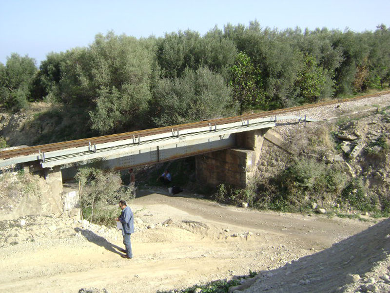 Parallagi steel bridge, Greece