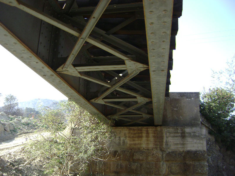 Parallagi, Greece steel bridge