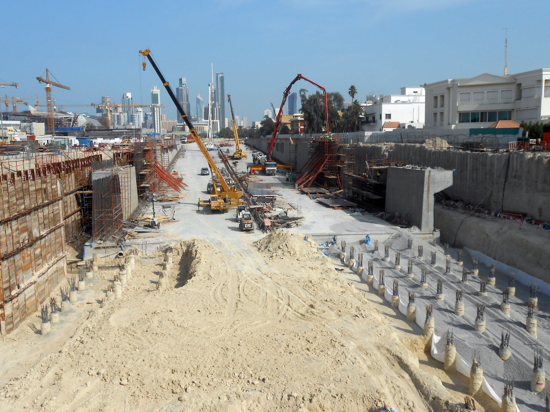 pumphouse concrete building construction site