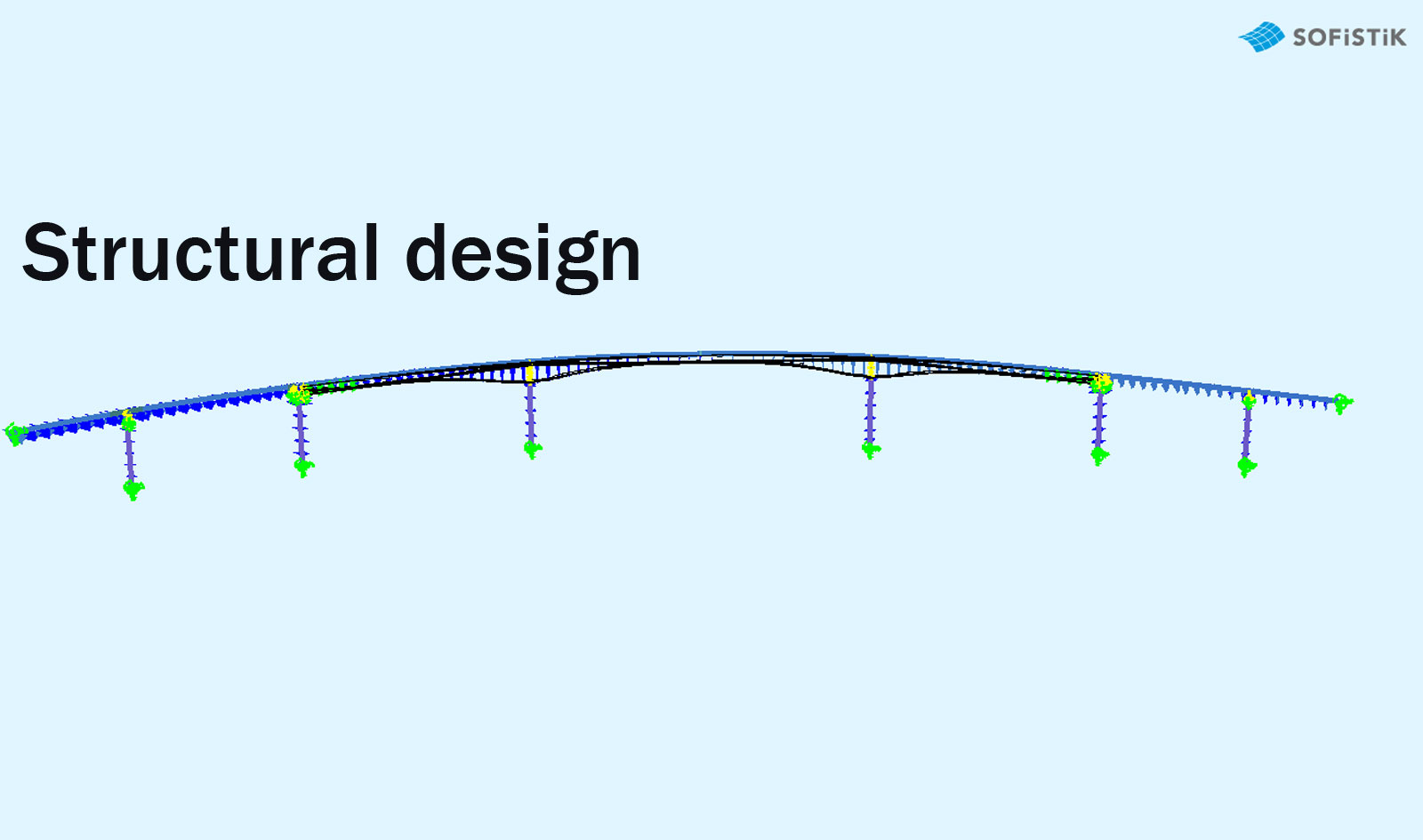 structural model of NRA bridge