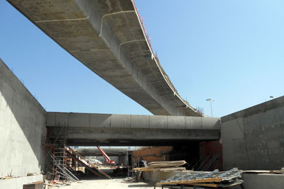 Voided slab bridge T1 & T2