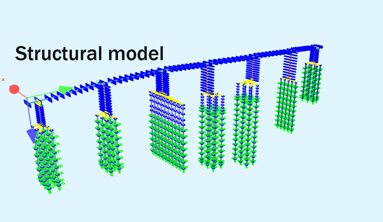 t22 foot bridge structural design