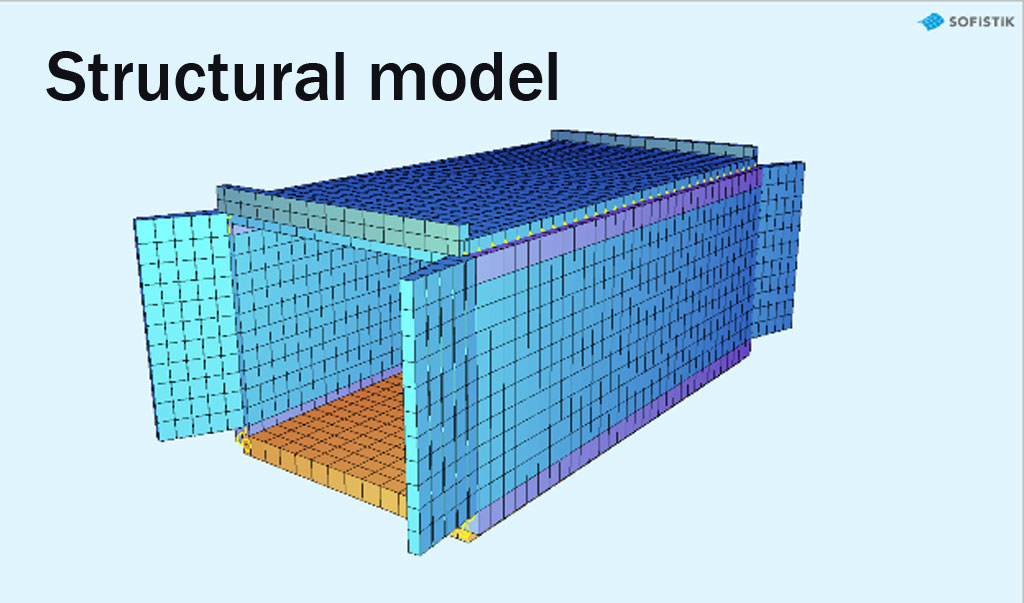 underpass bridge structural model